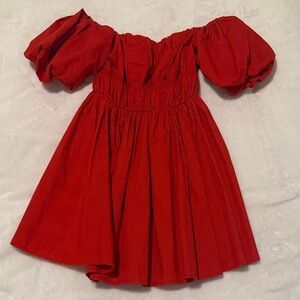 Abercrombie & Fitch Vibrant Red Top